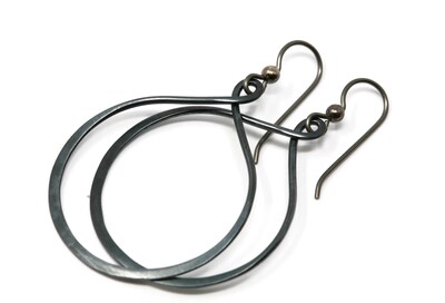 Hypoallergenic Black Earring Wires Gunmetal Black Earring 